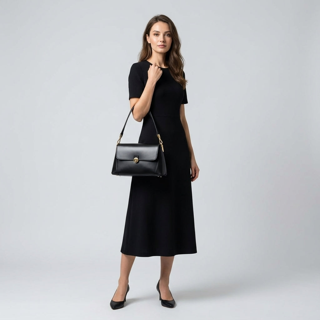 Zarif Tasarım Minimalist Kadın Omuz Çantası