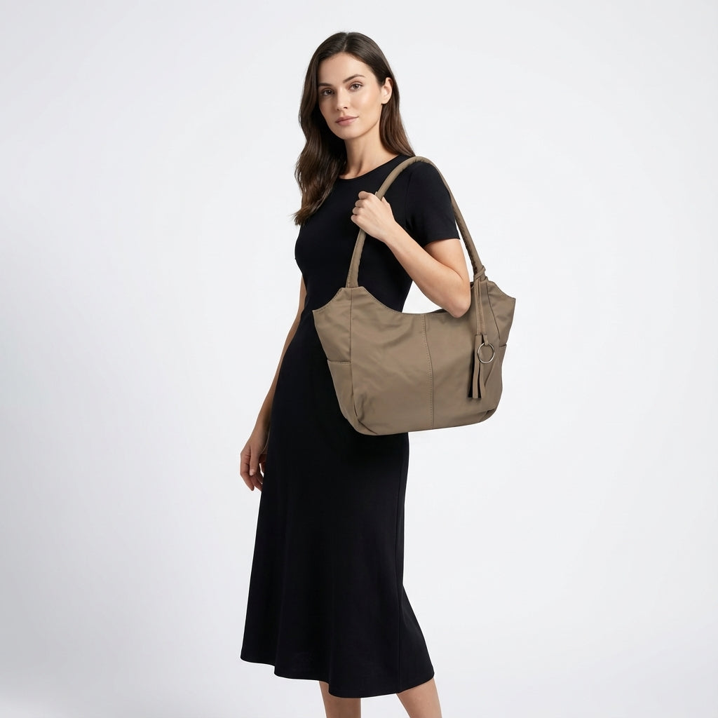 Şık ve Fonksiyonel Kadın Omuz Çantası - Günlük Hobo Modeli