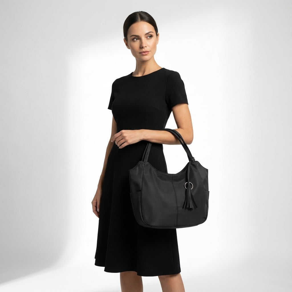 Şık ve Fonksiyonel Kadın Omuz Çantası - Günlük Hobo Modeli