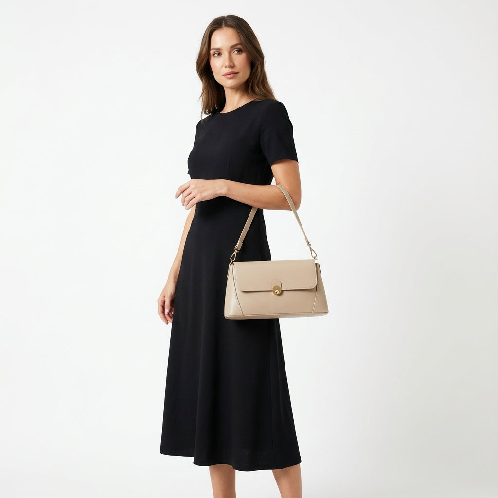 Zarif Tasarım Minimalist Kadın Omuz Çantası